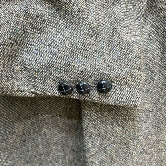 VINTAGE PAGONA WEST ROCKABILLY WESTERN BLAZER IN GRAY WOOL - Picture 8 of 11